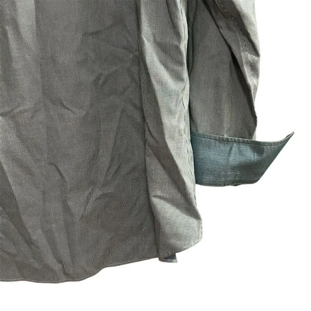 Banana Republic Men's‎ XL Green Slim Fit Non-Iron Dress Shirt Long Sleeve